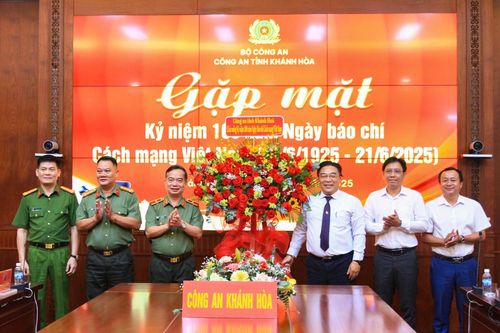 Công an Khánh Hòa tổ chức gặp mặt nhân kỷ niệm 100 năm Ngày Báo chí cách mạng Việt Nam