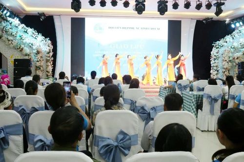 Giao lưu sáng kiến kinh nghiệm trong 'Xây dựng không gian an toàn cho phụ nữ và trẻ em'.