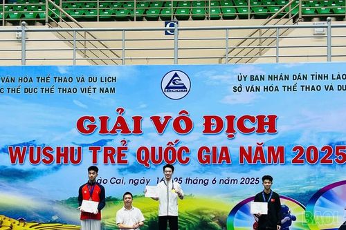 Giải Vô địch Wushu trẻ quốc gia 2025: Sôi động ngày thi đấu thứ hai