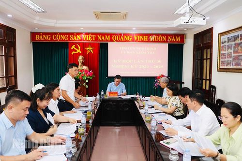 Kỳ họp thứ 30 của Ủy ban Kiểm tra Tỉnh ủy