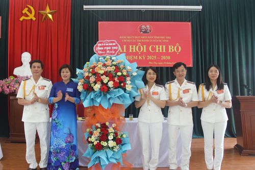 Đại hội Chi bộ Cục Thi hành án dân sự tỉnh nhiệm kỳ 2025 - 2030