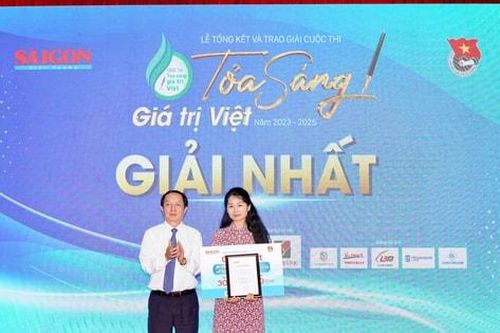 Báo Sài Gòn Giải Phóng trao 32 tác phẩm đoạt Giải Cuộc thi Tỏa sáng giá trị Việt năm 2023-2025