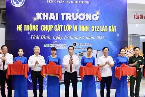 Thái Bình khai trương hệ thống chụp cắt lớp vi tính 512 lát cắt hiện đại