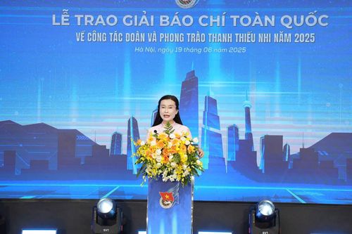 Trao giải báo chí toàn quốc về công tác Đoàn và phong trào thanh thiếu nhi