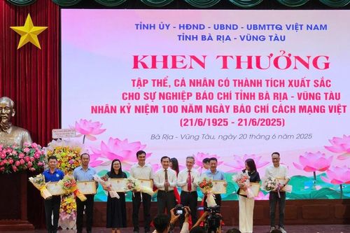 19 tác phẩm xuất sắc đạt Giải báo chí tỉnh Bà Rịa - Vũng Tàu năm 2025