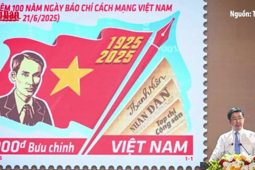Bộ tem đặc biệt kỷ niệm 100 năm Ngày Báo chí Cách mạng Việt Nam