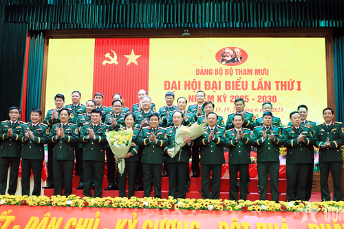 Đảng bộ Bộ Tham mưu (Tổng cục Hậu cần - Kỹ thuật) tổ chức thành công Đại hội đại biểu lần thứ I