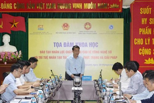 Đột phá trong đào tạo nguồn nhân lực Công nghệ số và Trí tuệ nhân tạo