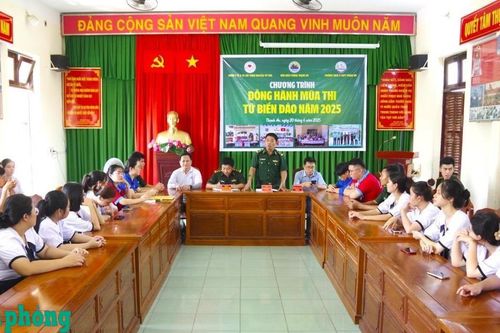 BĐBP thành phố Hồ Chí Minh - Đồng hành mùa thi từ biển, đảo