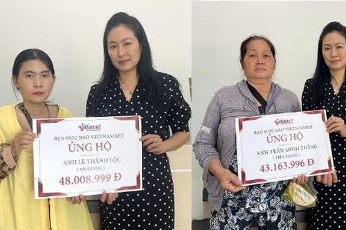Báo VietNamNet trao hơn 90 triệu đồng giúp đỡ 2 hoàn cảnh khó khăn