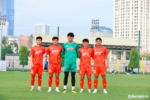 5 cầu thủ Sông Lam Nghệ An được triệu tập chuẩn bị cho giải U23 Đông Nam Á