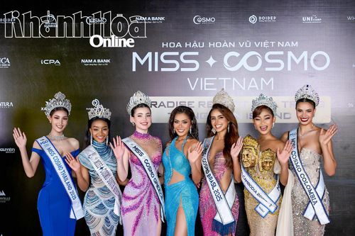 Miss Cosmo hòa cùng 'sức nóng' cuộc thi Hoa hậu Hoàn vũ Việt Nam