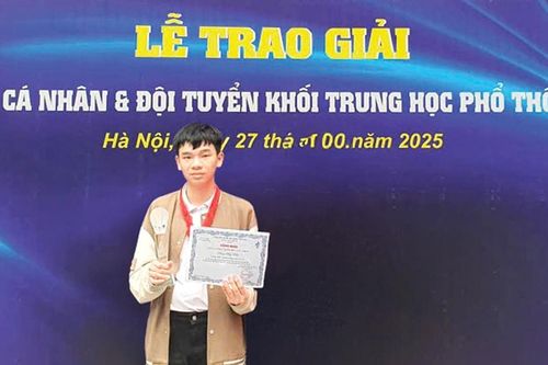 Từ cậu học trò miền núi đam mê Tin học đến Á quân APIO
