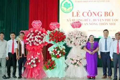Hương Hữu được công nhận xã đạt chuẩn nông thôn mới