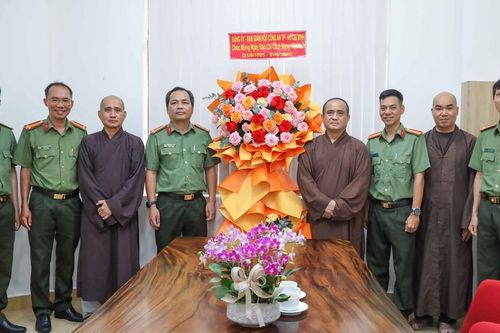 Sở Dân tộc và Tôn giáo, Công an TP.HCM chúc mừng Báo Giác Ngộ nhân Ngày Báo chí Việt Nam