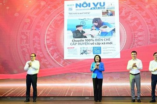 Bộ Nội vụ ra mắt báo in Nội vụ và Xã hội
