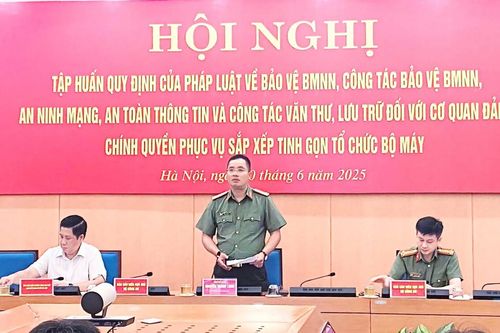 Hà Nội tập huấn về bảo vệ bí mật Nhà nước trong sắp xếp bộ máy