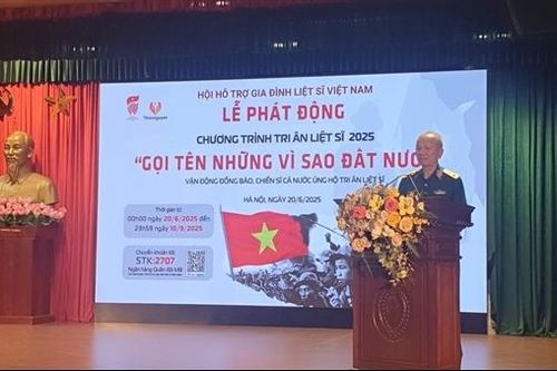 Phát động chương trình nhắn tin tri ân liệt sĩ 'Gọi tên những vì sao đất nước 2025'