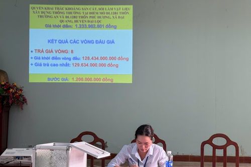 Choáng với kết quả đấu giá 3 mỏ cát ở Quảng Nam