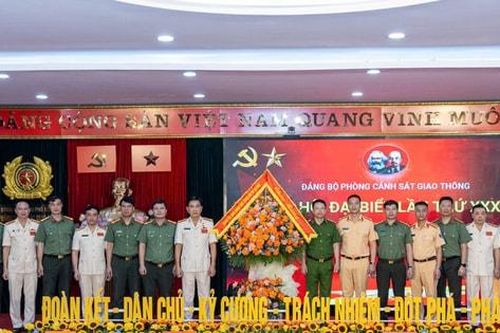 Đại tá Trần Đình Nghĩa tiếp tục giữ chức Bí thư Đảng ủy Phòng Cảnh sát giao thông