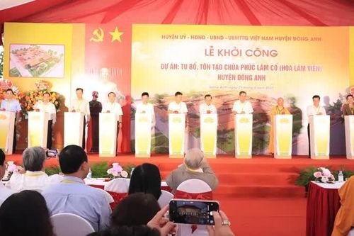 Huyện Đông Anh: Khởi công dự án tu bổ, tôn tạo di tích được xây dựng từ thời Lý