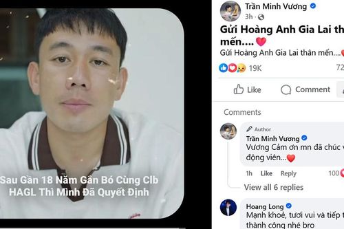 Sau khi 'dành cả thanh xuân để trụ hạng', Minh Vương nói lời gan ruột tri ân HAGL và bầu Đức