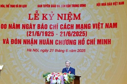 Báo chí phải trở thành lực lượng kiến tạo niềm tin, cổ vũ khát vọng phát triển