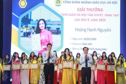 Tôn vinh 153 nhà giáo Hà Nội tâm huyết, sáng tạo
