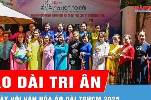 Ngày hội Văn hóa Áo dài TPHCM 2025: Áo dài tri ân lan tỏa yêu thương