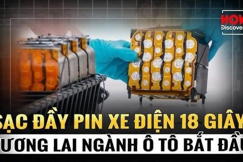 Choáng với pin xe điện sạc đầy chỉ trong 18 giây