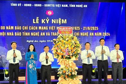 Nghệ An: Tổ chức Lễ kỷ niệm 100 năm Ngày Báo chí cách mạng Việt Nam