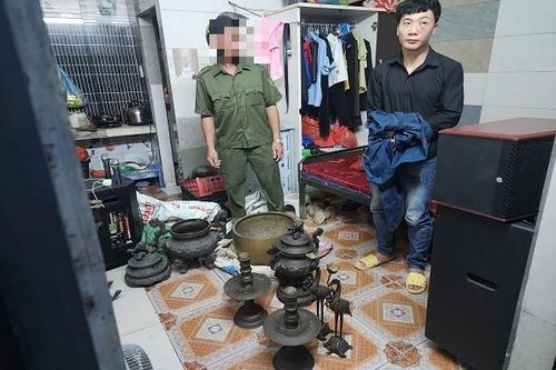 Bắt đối tượng thực hiện hàng loạt vụ trộm cắp tài sản trong đình, chùa