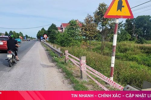 'Bốc hơi' 6m hộ lan tôn trên quốc lộ 1 ở Thạch Hà