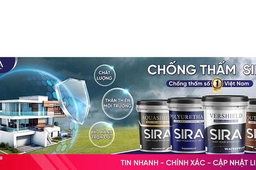 Sơn chống thấm SIRA – giải pháp chống thấm công trình hiệu quả