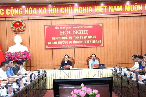 Hà Giang-Tuyên Quang thống nhất nội dung trọng tâm chuẩn bị thành lập tỉnh mới