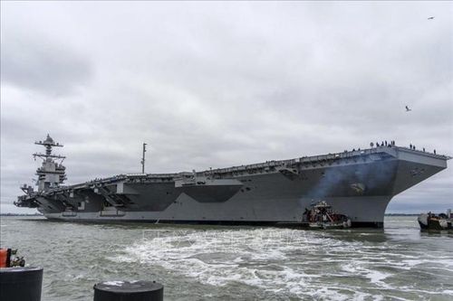 Mỹ điều tàu sân bay lớn nhất, hiện đại nhất tới Trung Đông giữa căng thẳng Israel-Iran leo thang