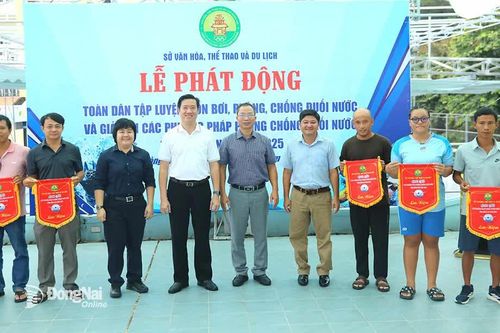 Đồng Nai tổ chức Lễ phát động toàn dân tập luyện môn bơi phòng, chống đuối nước năm 2025