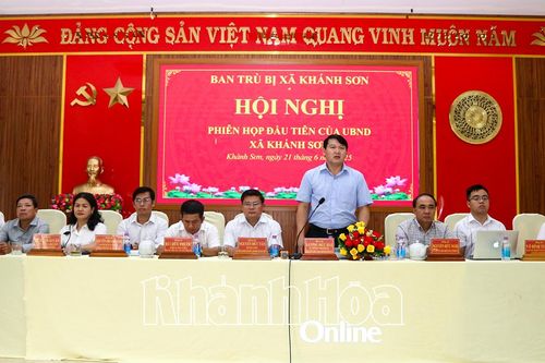 Vận hành thử nghiệm hoạt động xã Khánh Sơn