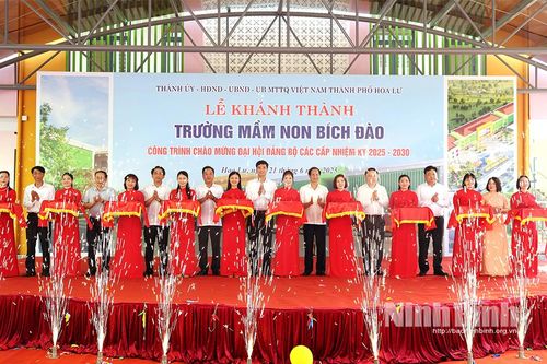 Khánh thành công trình chào mừng Đại hội Đảng bộ các cấp nhiệm kỳ 2025-2030