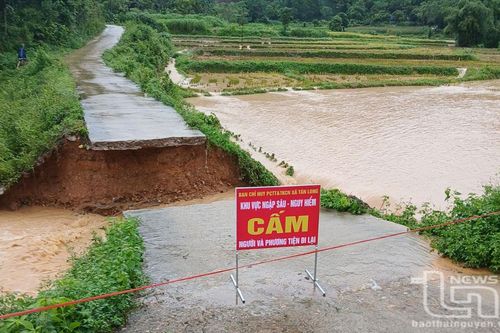 Đồng Hỷ: Di dời 29 hộ khỏi các điểm có nguy cơ ngập sâu và sạt lở đất
