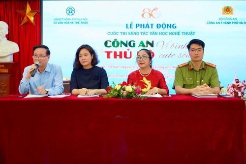 Phát động sáng tác về hình ảnh Công an nhân dân