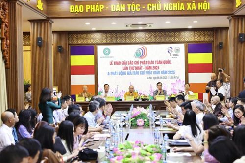 Gửi tác phẩm dự Giải Báo chí Phật giáo 2025 trước ngày 05/01/2026