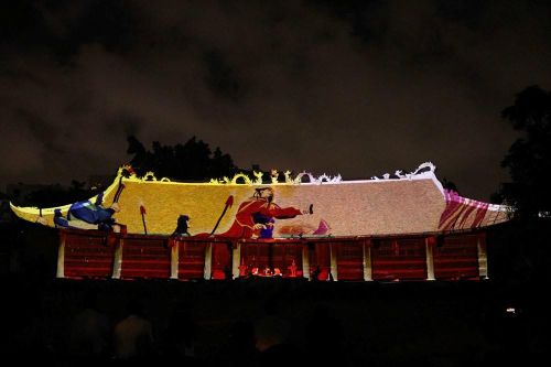 Tổng duyệt chương trình Tour đêm 'Dấu thiêng Hàng Kênh'