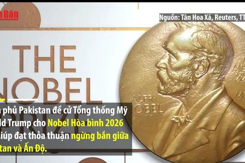 Chính phủ Pakistan đề cử giải Nobel Hòa bình cho ông Donald Trump