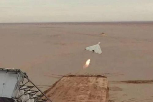 Video tiêm kích F-16 Israel dùng tên lửa bắn nổ UAV Shahed-136 của Iran