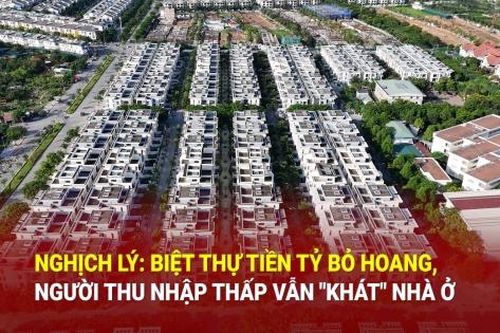 Nghịch lý: Biệt thự tiền tỷ bỏ hoang, người thu nhập thấp vẫn 'khát' nhà ở