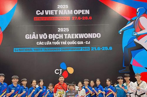 15 võ sĩ Taekwondo Gia Lai tranh tài ở Giải Vô địch các lứa tuổi trẻ quốc gia
