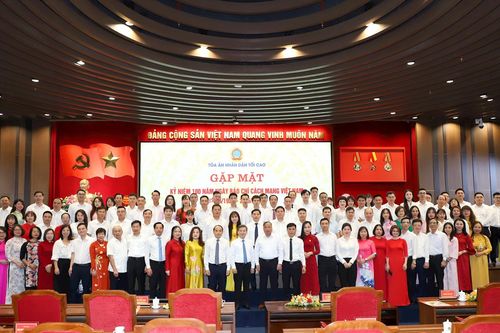 Tòa án nhân dân tối cao gặp mặt nhân kỷ niệm 100 năm Ngày Báo chí Cách mạng Việt Nam