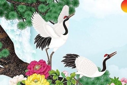 Cách đặt tranh con hạc trong nhà để thu hút tài lộc