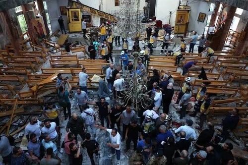 Đánh bom tự sát tại nhà thờ Syria, hơn 70 người thương vong